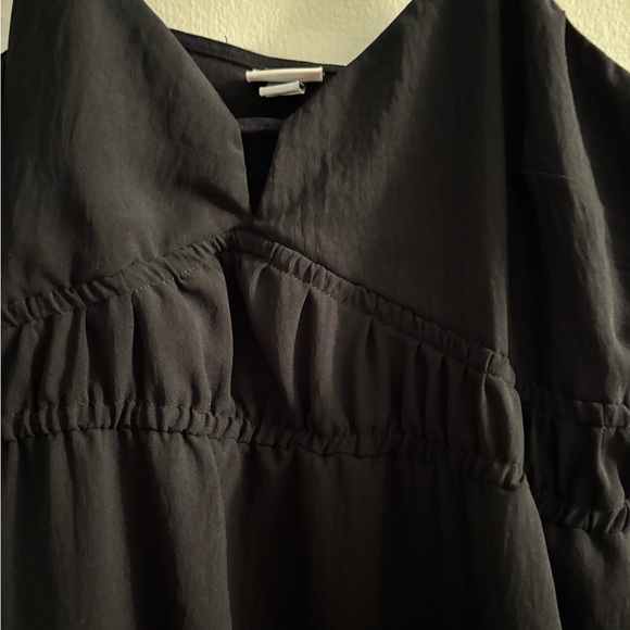 A new day black high waisted maxi dress with keyhole cut out & waist detailing L - Picture 3 of 4